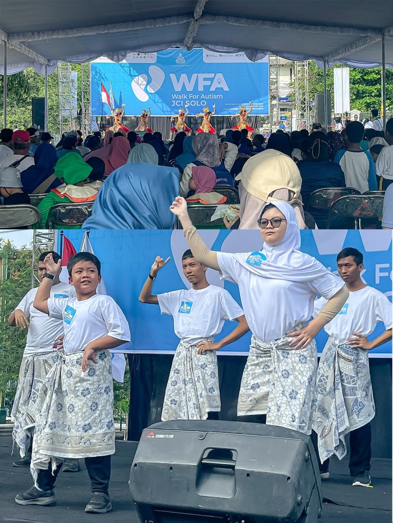 Event Organizer Solo Matangkan JCI Walk For Autism di Mangkunegaran.
