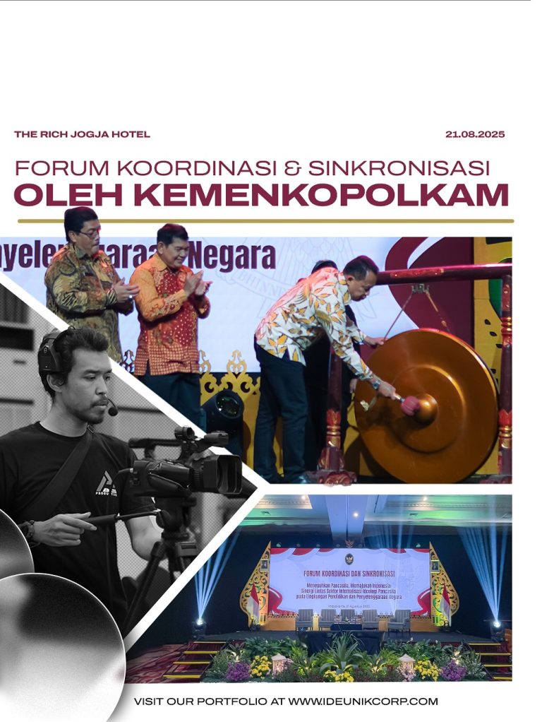Ideunik Event Sukses Gelar FKS Kemenko Polhukam di Yogyakarta, Perkuat Reputasi sebagai Event Organizer Jogja Terpercaya.