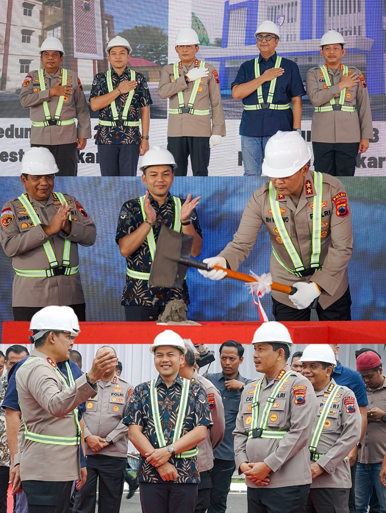 Groundbreaking Pembangunan Gedung Mako 2 dan Gedung BPKB Prototype Polresta Surakarta.